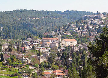 Ein Karem am Hang